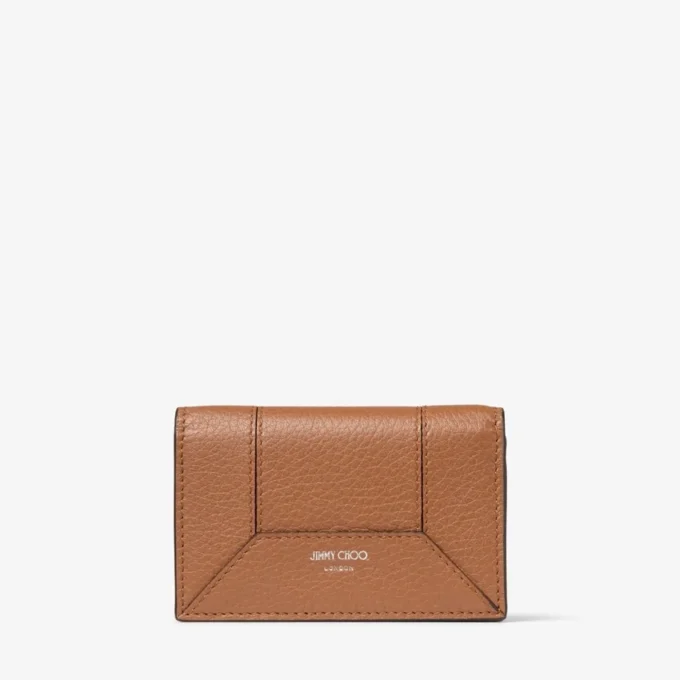 Diamond Nello M Tan Grainy Calf Leather Coin Purse