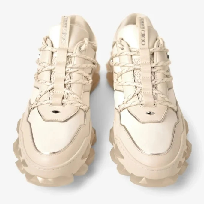 Diamond X Ii M Latte Leather Trainers