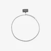 Dm Strap Phone Holder Black Leather Phone Holder with Chain and Diamond Detail