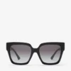 Eli Black Square Sunglasses