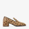 Eliot Slipper 45 Natural Leopard Print Pony Leather Slippers