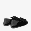Eliot Slipper Black Velvet Slippers with Tassel