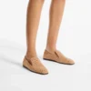 Eliot Slipper F Toffee Suede Slippers with Eyelets