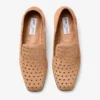 Eliot Slipper F Toffee Suede Slippers with Eyelets