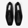 Eliot Slipper Men’s Black Velvet Slippers with Tassel