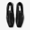 Eliot Slipper Men’s Black Vintage Leather Slippers