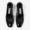 Elisa 45 Black Patent and Mesh Pumps