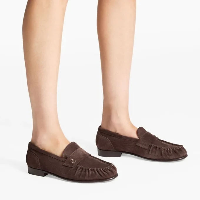 Ellis Loafer F Chocolate Suede Loafers