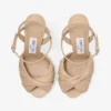 Elly 120 Chai Soft Glove and Shiny Nappa Leather Sandals