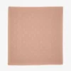 Emani Ballet Pink Silk and Wool Jacquard Shawl