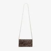 Emmie Black and Ballet Pink Jimmy Choo Lace Clutch Bag