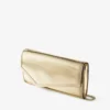 Emmie Gold Mirror Fabric Clutch Bag