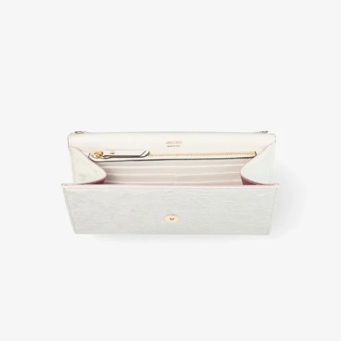 Emmie Ivory Jimmy Choo Lace Clutch Bag
