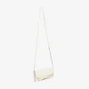 Emmie Latte Patent Leather Clutch Bag