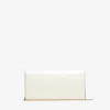 Emmie Latte Patent Leather Clutch Bag