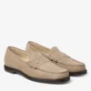 Ethan Loafer Stone Velvet Suede Loafer