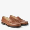Ethan Loafer Tan Matt Brushed Leather Loafer