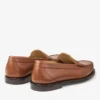 Ethan Loafer Tan Matt Brushed Leather Loafer