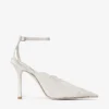 Faiz 100 Ivory Jimmy Choo Lace Pumps