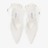 Faiz 100 Ivory Jimmy Choo Lace Pumps