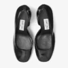 Farren 85 Black Soft Spazzolato Leather Pumps
