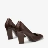 Farren 85 Chocolate Croc Embossed Leather