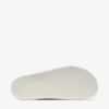 Fayence Sandal Latte Leather Flat Sandals with Pearl Embellishment
