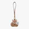 Fox Charm Toffee Suede Fox Charm with Crystal Hotfix