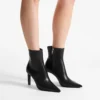 Frankie Ankle Boot 85 Black Calf Leather Ankle Boots