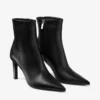 Frankie Ankle Boot 85 Black Calf Leather Ankle Boots