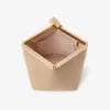 Ganache Chai Nappa Leather Clutch Bag