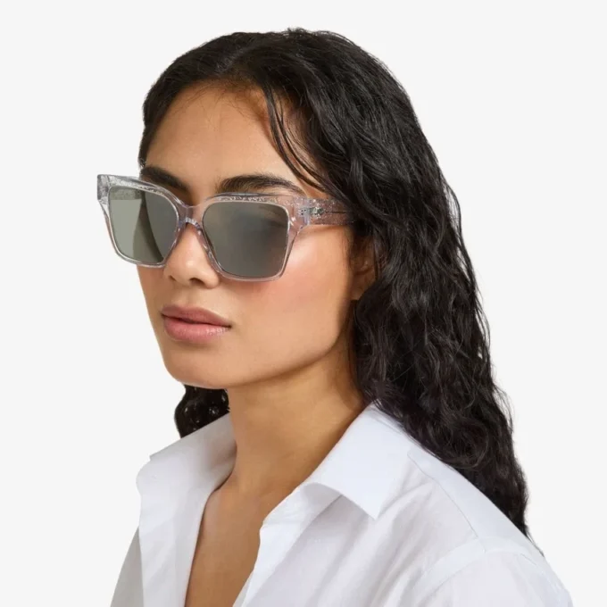 Giava Crystal Glitter Square Sunglasses