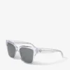 Giava Crystal Glitter Square Sunglasses