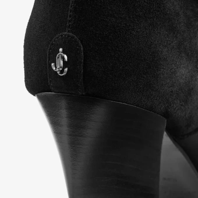 Hart Ankle Boot 60 Black Velvet Suede Ankle Boots