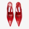 Isa 95 Ruby Red Leather Pumps