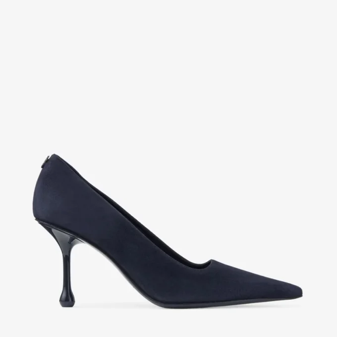 Ixia 80 Marine Suede Pumps
