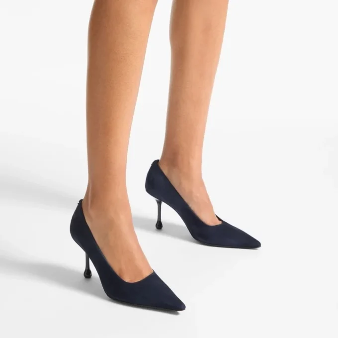 Ixia 80 Marine Suede Pumps