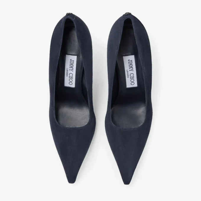 Ixia 80 Marine Suede Pumps