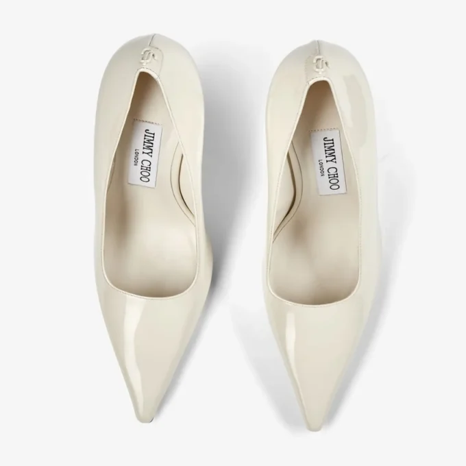 Ixia 95 Latte Patent Leather Pumps