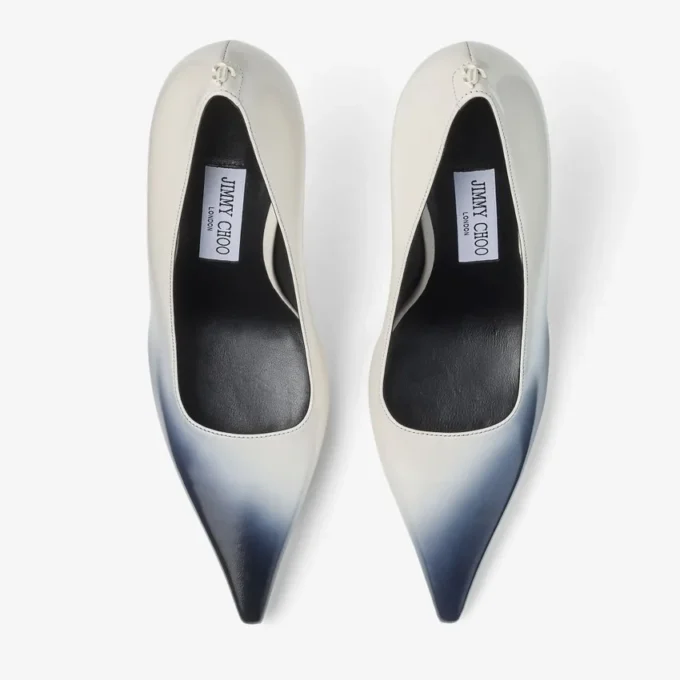 Ixia 95 Latte Sprayed Spazzolato Leather Pumps