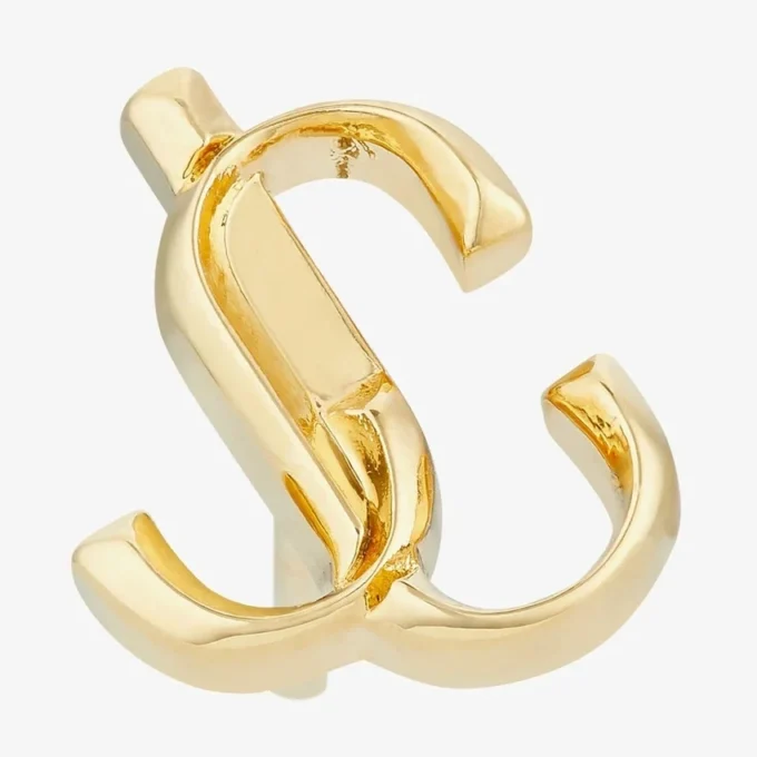 Jc Mini Studs Gold-Finish Metal Jc Mini Stud Earrings
