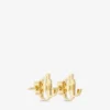 Jc Mini Studs Gold-Finish Metal Jc Mini Stud Earrings