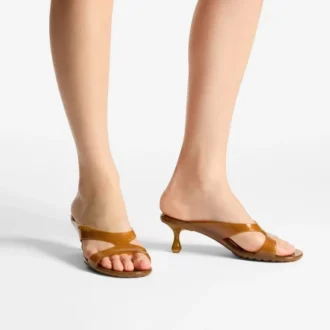 Jelly Drop 50 Amber Jelly Sandals