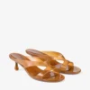 Jelly Drop 50 Amber Jelly Sandals