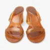 Jelly Drop 50 Amber Jelly Sandals