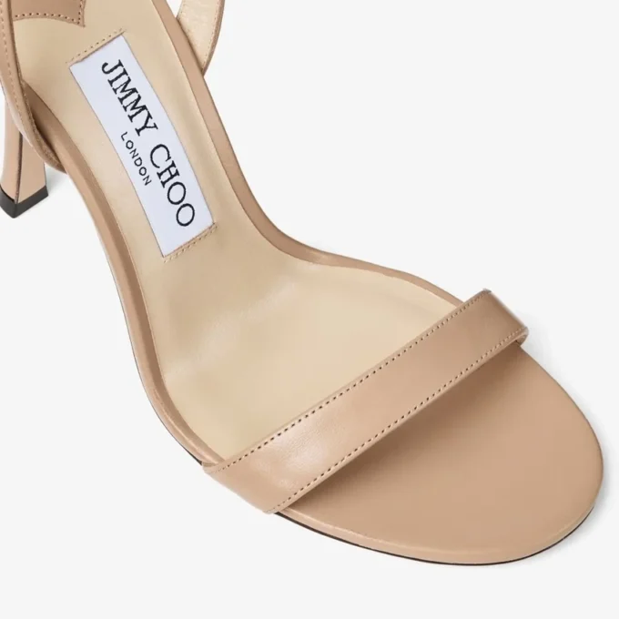 Jenn 100 Chai Nappa Leather Sandals