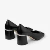 Jenson 65 Black Patent and Nappa Leather Pumps