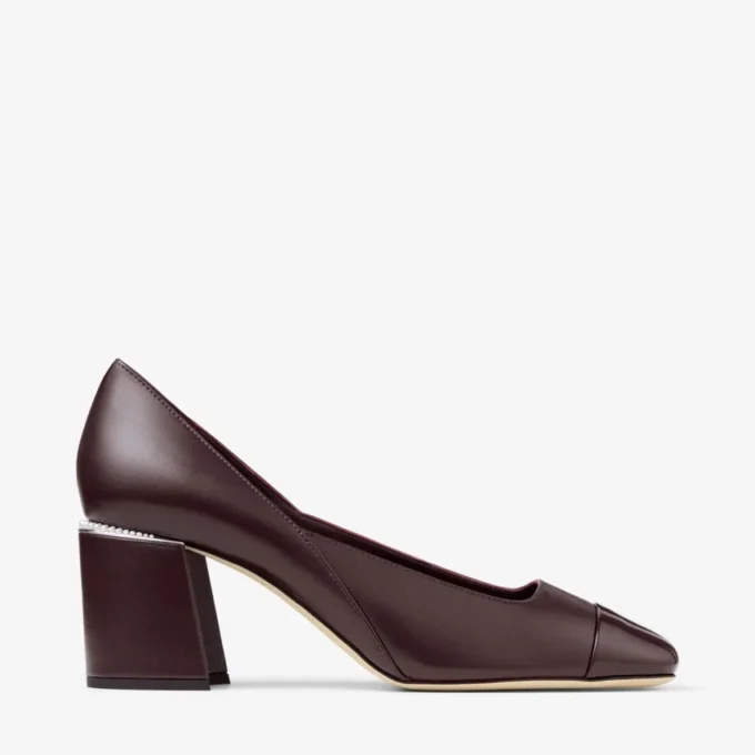 Jenson 65 Deep Merlot Patent Leather Nappa Pumps