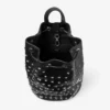 Jimmy Choo Noir Kei Ninomiya Backpack  Black Nappa Leather Backpack with Metal Multi Star Embellishment