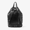 Jimmy Choo Noir Kei Ninomiya Backpack  Black Nappa Leather Backpack with Metal Multi Star Embellishment